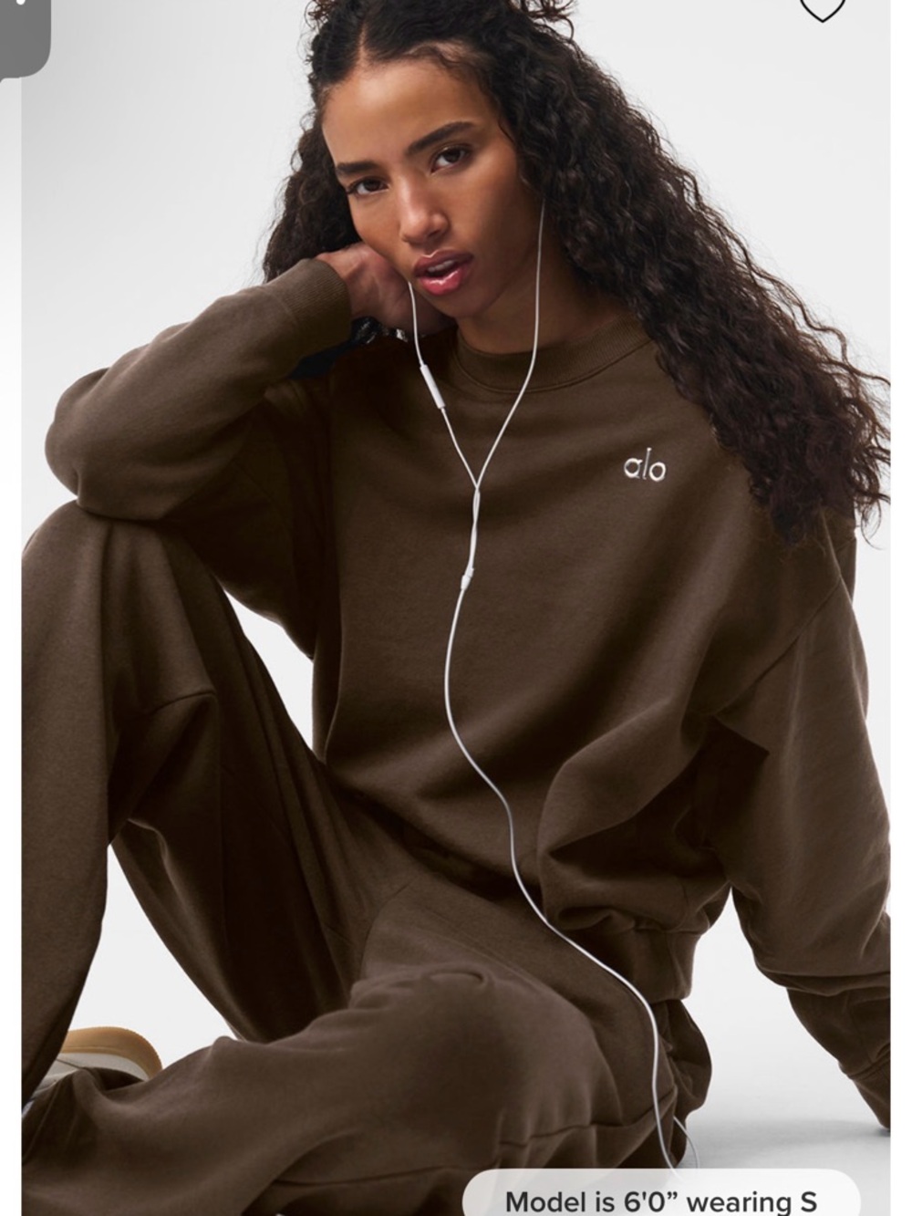 Espresso brown ALO sweatsuit